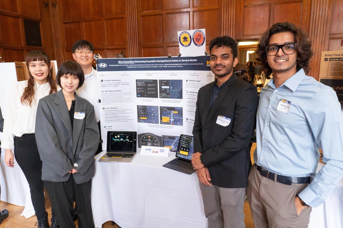 Presented results at UMSI Expo