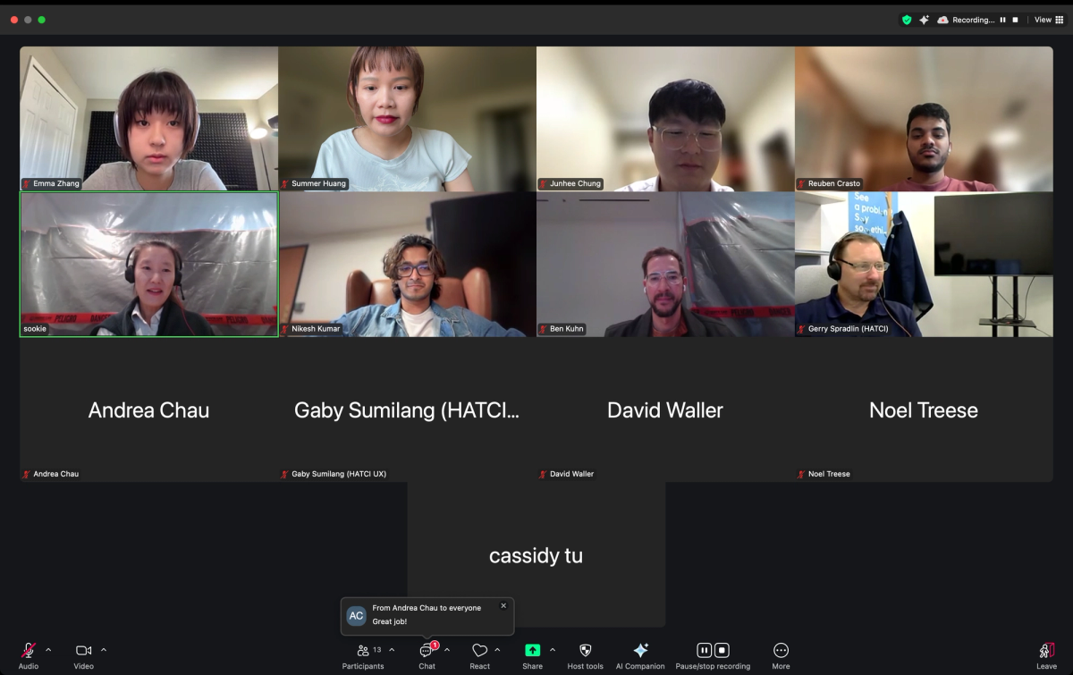 Presented results to HATCI team