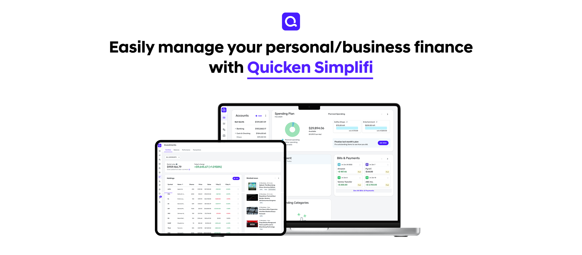 Quicken Simplifi - Streamlining personal finance for freelancers